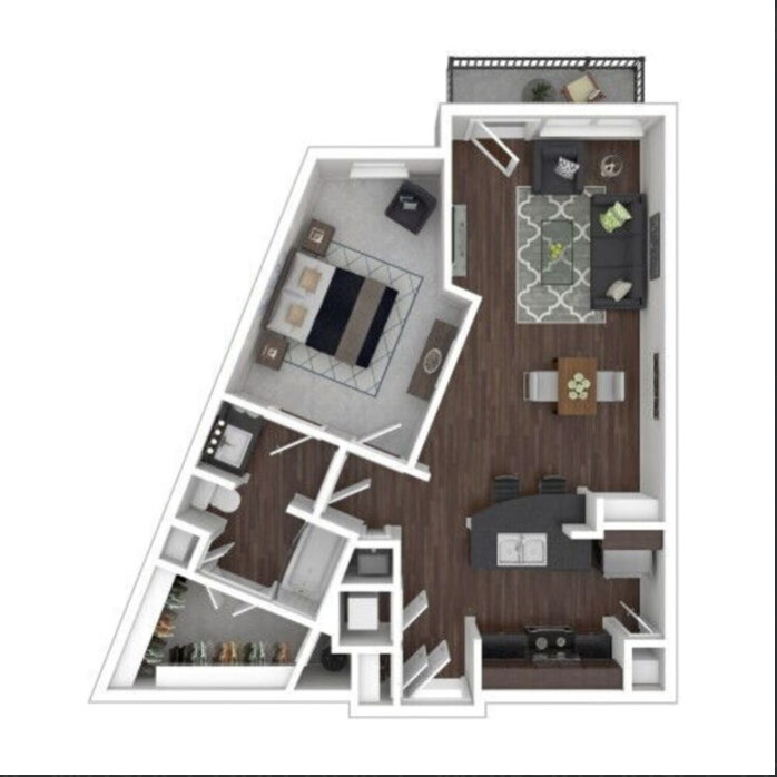 Rock Island Apartment Floor Plan